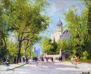 Detail of a Street by Antal Berkes